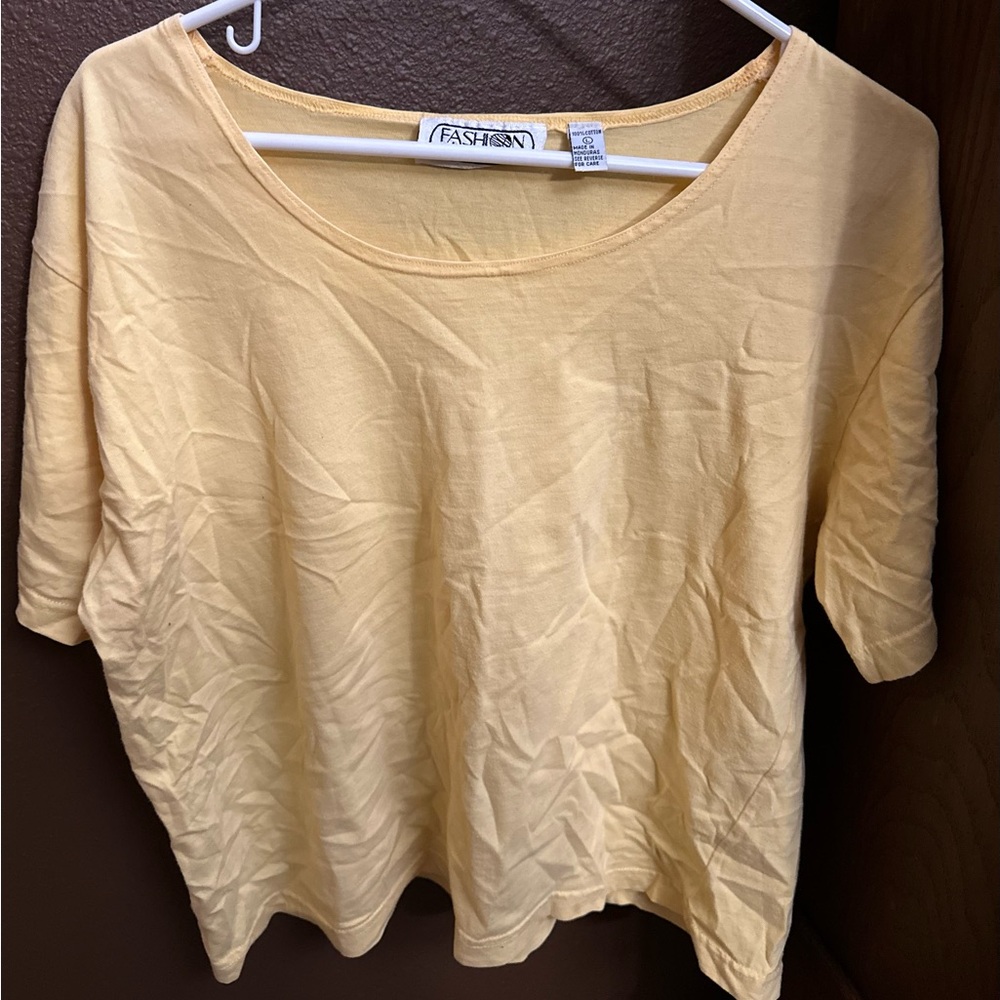 Yellow Women's Short Sleeve Tee